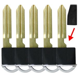 Nissan Infiniti Emergency Insert key for smart remotes – WITH CHIP 5 pack – Aftermarket