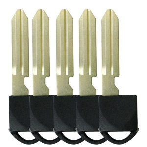 Nissan Infiniti Emergency Insert key NI06 NI05 for smart remotes – no chip 5 pack, black head – Aftermarket
