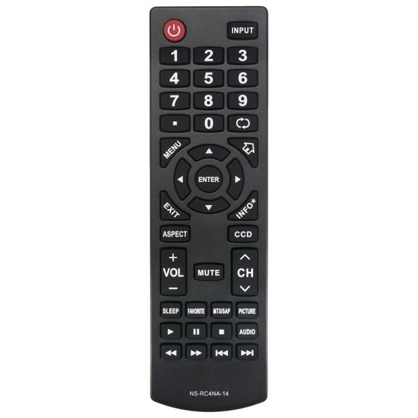 NS-RC4NA-14 Remote Control Replacement for Insignia TV NS-46D400NA14