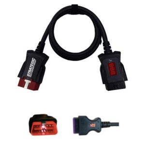 OBDIIEC1 OBD Extension Cable with LED Light and Voltage Display