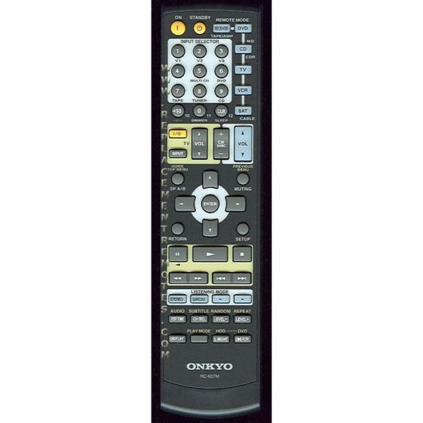 Onkyo RC607M Receiver Remote Control
