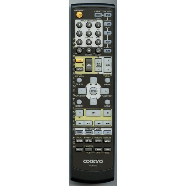 Onkyo RC650M Receiver Remote Control