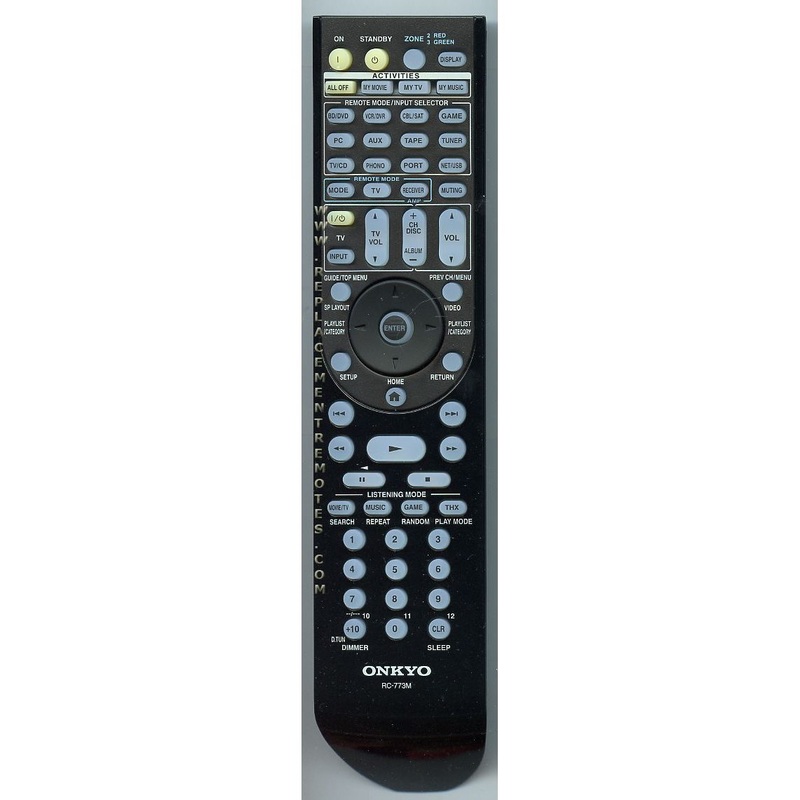 Onkyo RC773M Receiver Remote Control