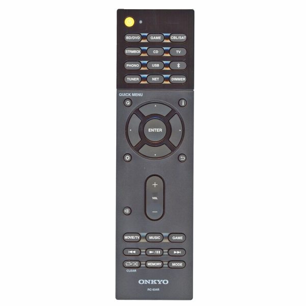 ONKYO RC934R A/V RECEIVER REMOTE CONTROL – 24140934