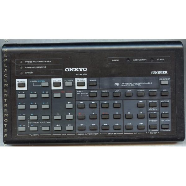 Onkyo RCAV10M Receiver Remote Control