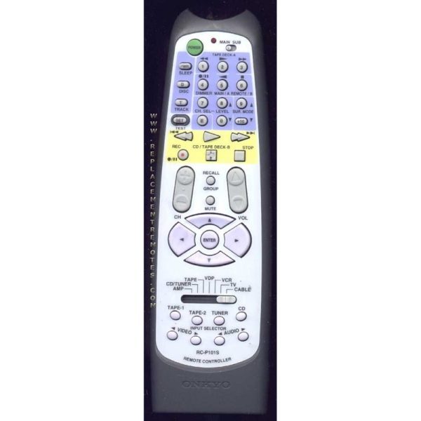Onkyo RCP101S Receiver Remote Control
