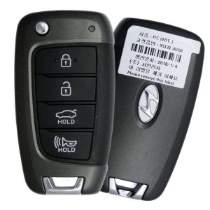 Original Flip Remote for Hyundai Accent PN: 95430-J0700