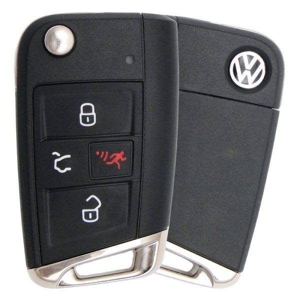 Original Flip Remote for Volkswagen Golf , Jetta  PN: 5G6 959 752 BG