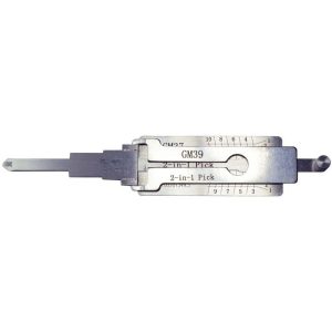 Original LISHI GM GM39 B86 B102 10-CUT 2-IN-1 PICK TOOL DECODER READER DOOR TRUNK