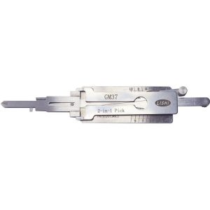 Original LISHI GM37 B106 GM CHEVY BUICK CADILLAC 2-IN-1 PICK TOOL DECODER, NON-WARDED