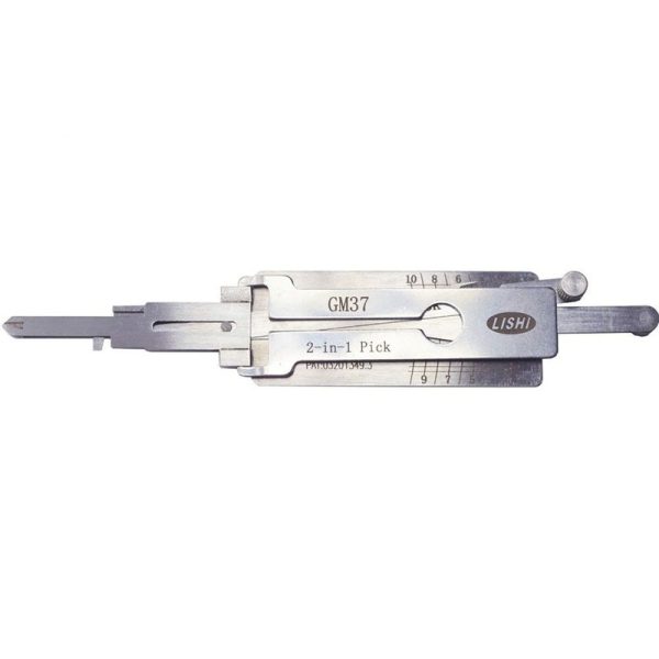 Original LISHI GM37 B106 GM CHEVY BUICK CADILLAC 2-IN-1 PICK TOOL DECODER, NON-WARDED