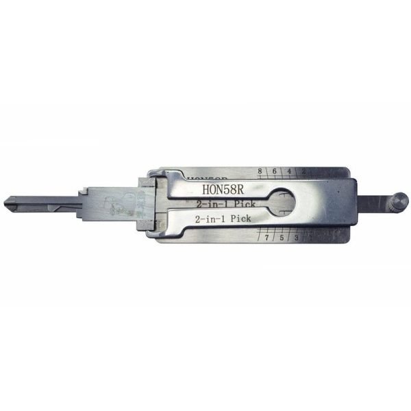 Original LISHI HONDA, ISUZU 8-CUT HON58R 2-IN-1 TOOL PICK DECODER