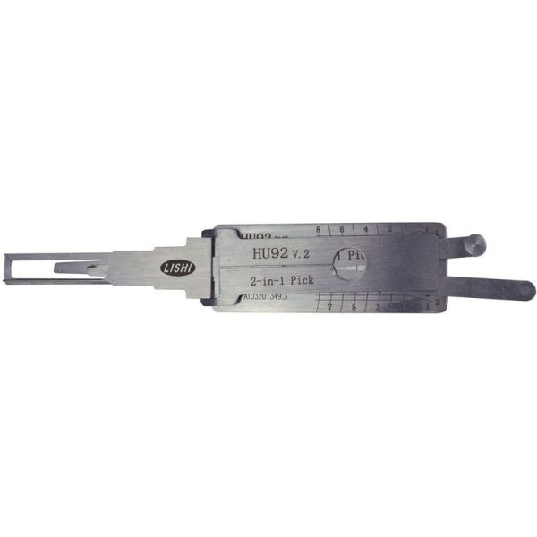 Original LISHI HU92 BMW TWIN LIFTER 2-TRACK 2-IN-1 PICK DECODER FOR IGNITION, DOOR, TRUNK