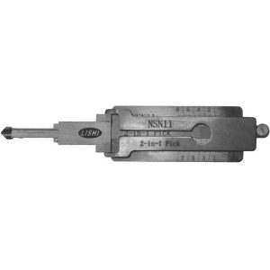 Original LISHI NSN11 NISSAN INFINITI 8 CUT 2 IN 1 PICK TOOL DECODER FOR IGNITION, DOOR, TRUNK