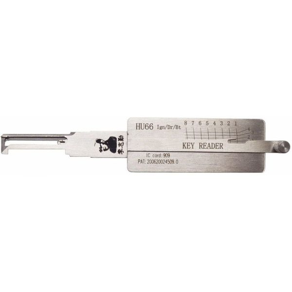 Original LISHI PICK TOOL DECODER READER HU66 VAG AUDI VOLKSWAGEN PORSCHE IGNITION DOOR TRUNK