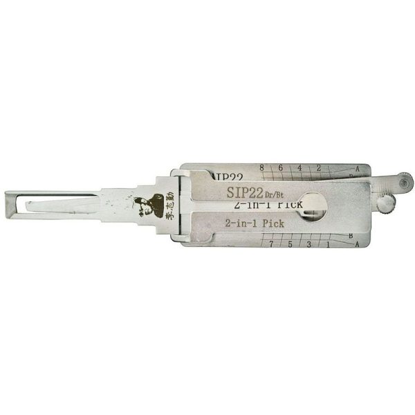 Original LISHI SIP22 FIAT JEEP 2-IN-1 PICK DECODER