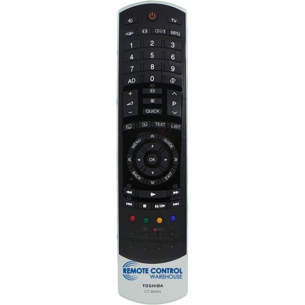 ORIGINAL TOSHIBA REMOTE CONTROL CT- 90404 CT-90369 32SL800A 42SL800A 46SL800A LCD TV