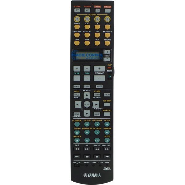Original YAMAHA Remote Control RAV372 WM88530 EU – DSP-AX763, RX-V863 RX-V4600 RX-V3800 RX-V2600 Genuine