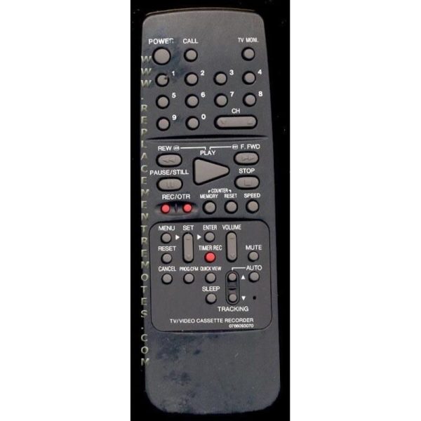 Orion 0766093070 TV/VCR Remote Control
