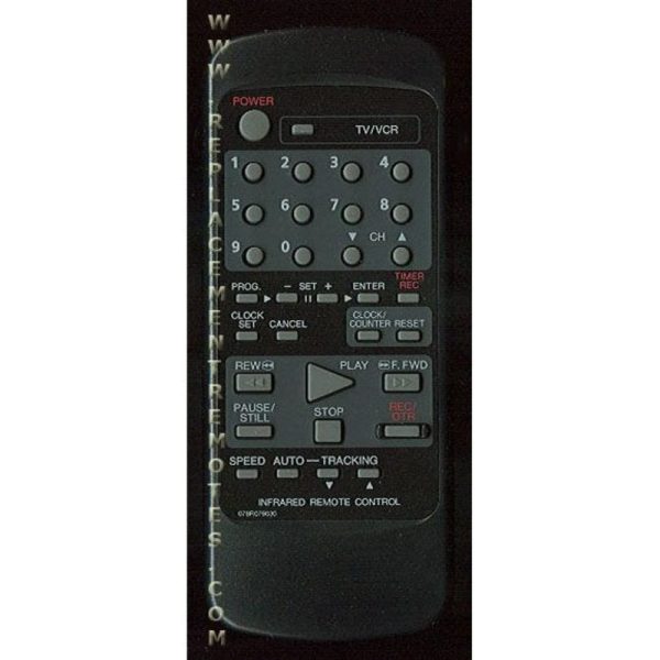 Orion 076R076030 VCR Remote Control
