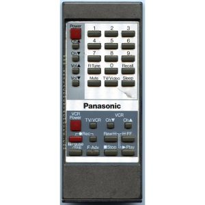 Panasonic EUR50328 TV/VCR Remote Control