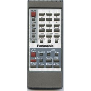Panasonic EUR50421 VCR Remote Control
