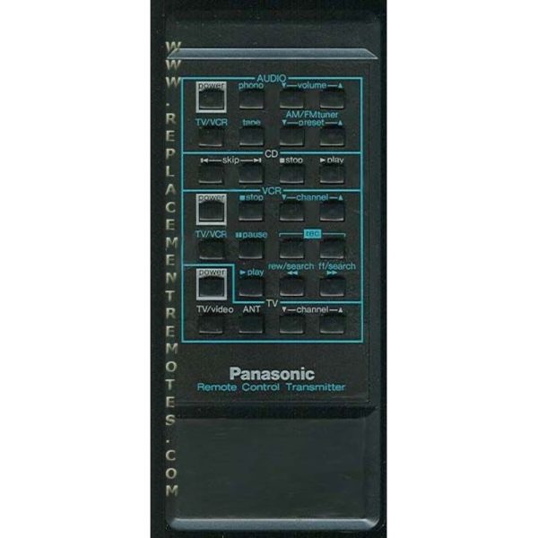 Panasonic EUR64144 Audio Remote Control
