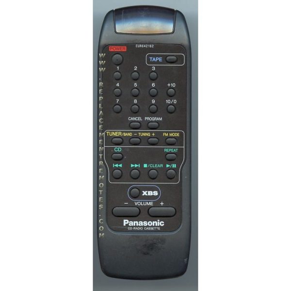 Panasonic EUR642162 Audio Remote Control