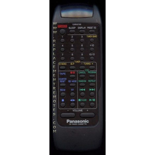 Panasonic EUR642195 Audio Remote Control