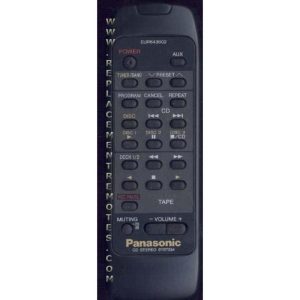 Panasonic EUR643802 Audio Remote Control