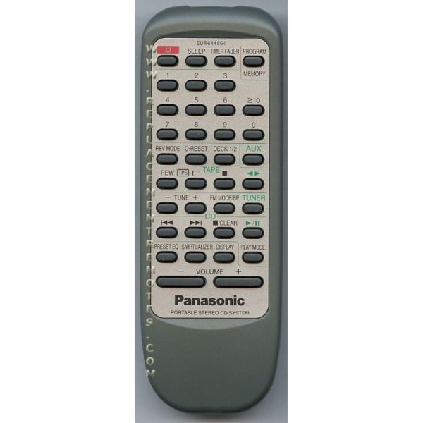 Panasonic EUR644864 Audio Remote Control