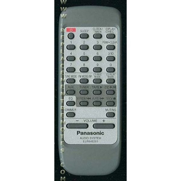 Panasonic EUR648260 Audio Remote Control