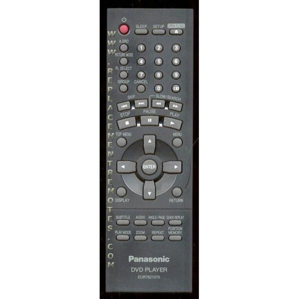 Panasonic EUR7621070 DVD Remote Control