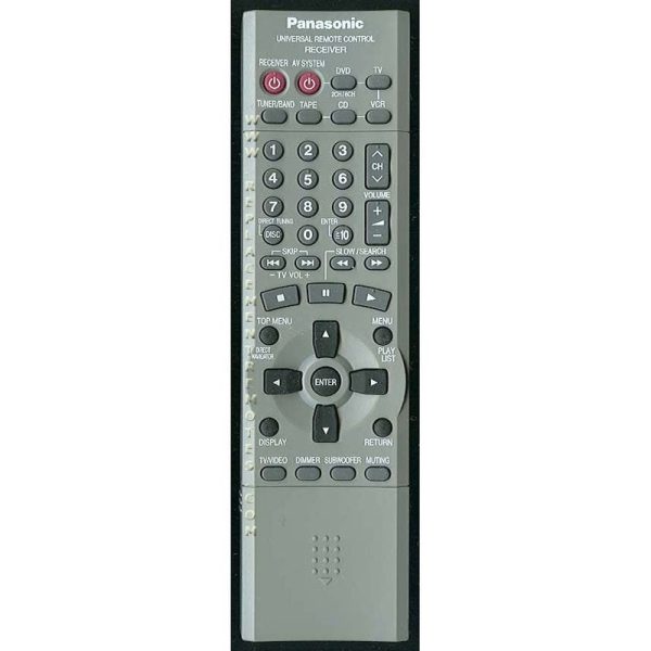 Panasonic EUR7622KA0 Audio Remote Control