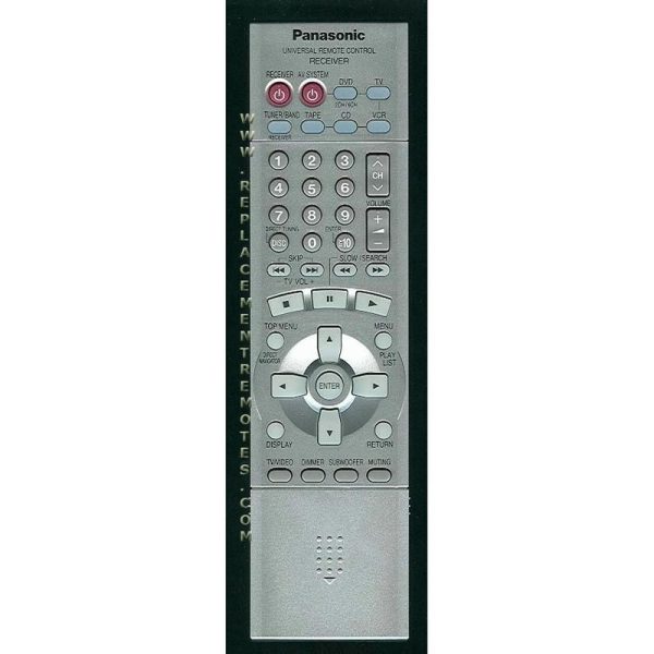 Panasonic EUR7622X10 Receiver Remote Control