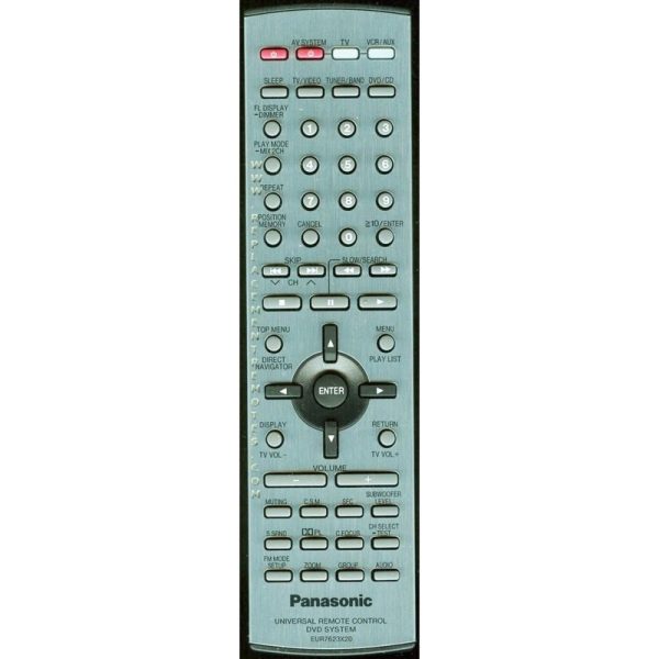 Panasonic EUR7623X20 Home Theater Remote Control