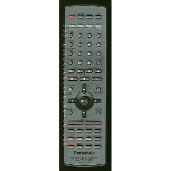 Panasonic EUR7623X50 DVD/VCR Remote Control