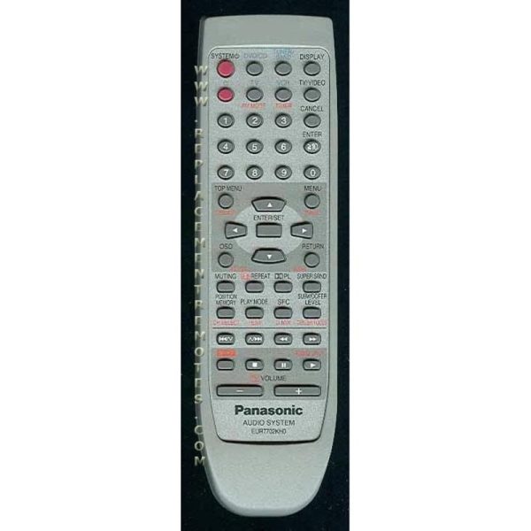 Panasonic EUR7702KG0 Audio Remote Control