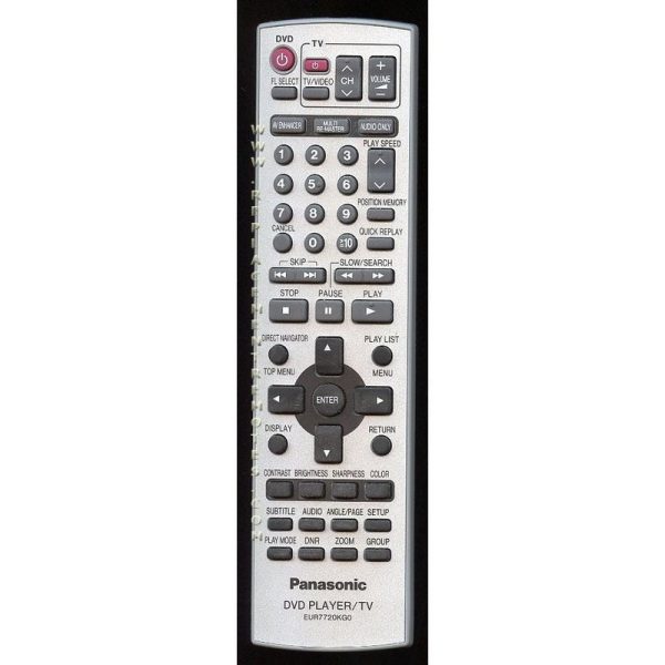 Panasonic EUR7720KG0 DVD Remote Control