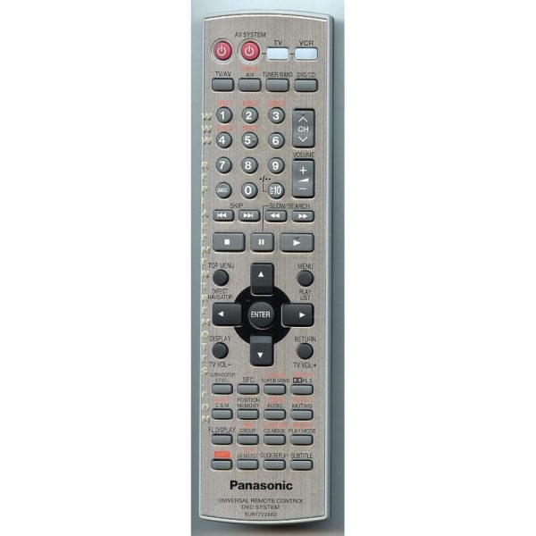 Panasonic EUR7722X60 Home Theater Remote Control