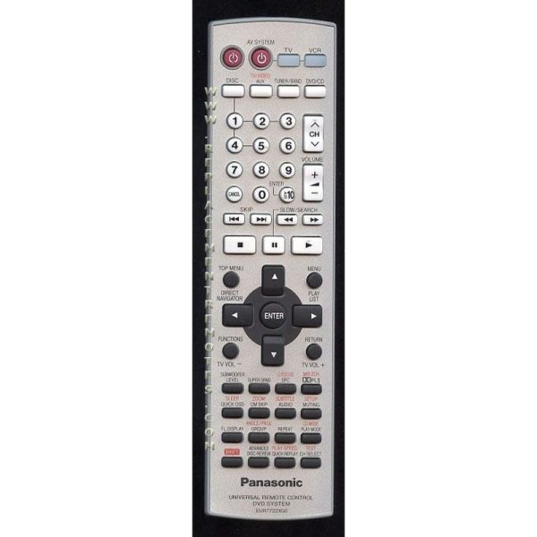 Panasonic EUR7722XG0 Home Theater Remote Control