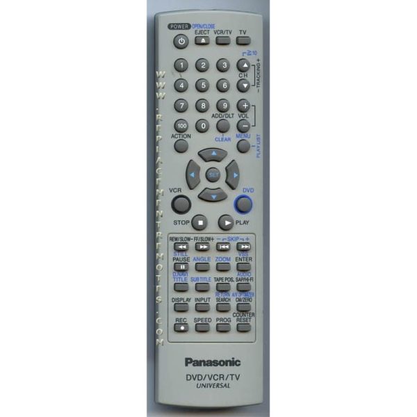 Panasonic EUR7724KF0 TV/VCR Remote Control