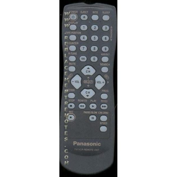 Panasonic LSSQ0280RP TV/VCR Remote Control