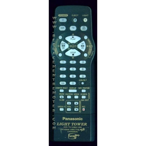 Panasonic LSSQ0313 VCR Remote Control