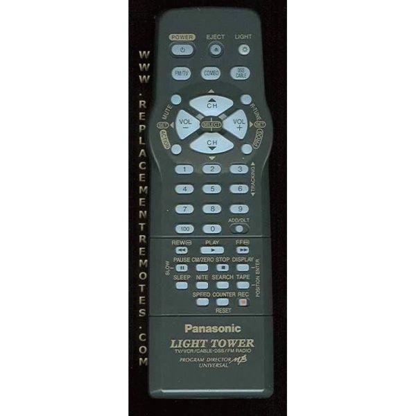 Panasonic LSSQ0341RP TV/VCR Remote Control