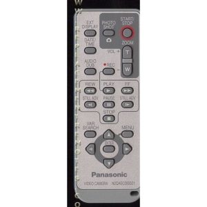 Panasonic N2QAEC000021 Video Camera Remote Control