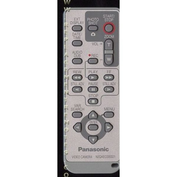 Panasonic N2QAEC000021 Video Camera Remote Control