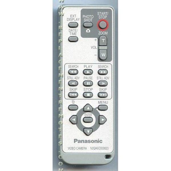 Panasonic N2QAEC000023 Video Camera Remote Control