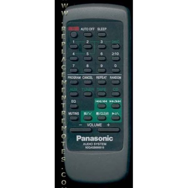 Panasonic N2QAGB000010 Audio Remote Control