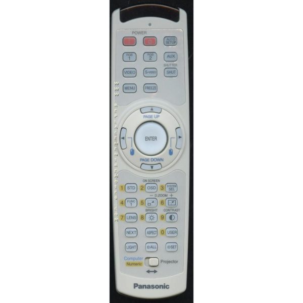 Panasonic N2QAGB000024 Projector Remote Control
